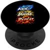Roda Ginga Capoeira Music Flow Gift Game Kick & Repeat maglietta da combattimento di Capoeira Roda PopSockets PopGrip Adesivo