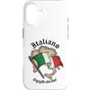 Lakelandwholesale1 Shirt Company Custodia per iPhone 16 Orgoglio Del Sud Italia Mappa Bandiera Stemma Viaggio