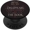 Bookworm Reading Fantasy Romance Book Romantasy Book Lover Lettura Citazione Fantasy Romance PopSockets PopGrip Adesivo
