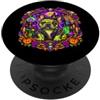 Halloween Glam Retro Vintage Comics Pop Francese Bulldog Frenchie Frankenstein Mostro Spettrale Horror PopSockets PopGrip Adesivo