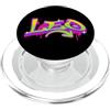 Solar Sign Lettering Co. Leo Zodiaco Colorato Retro Tipografia PopSockets PopGrip per MagSafe