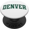 Vintage Colorado Retro Tees Tanks Tops Denver Green Vintage Style Retro Testo PopSockets PopGrip Adesivo
