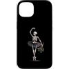 Spooky Ballet And Emo Aesthetic Dance Ar Custodia per iPhone 13 Scheletro ballerina danza gotica rose appassite arte spettrale