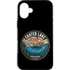 Crater Lake National Park Oregon Souveni Custodia per iPhone 16 Plus Spilla vintage del Parco Nazionale del Lago Crater Oregon Est 1902