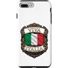 Lakelandwholesale1 Shirt Company Custodia per iPhone 7 Plus/8 Plus Viva Italia Bandiera Italiana Stemma Repubblica Grafica Stemma