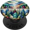 Colorful Forest Mountains Boschi in autunno Colorato Montagna Foresta PopSockets PopGrip Adesivo