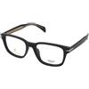 David Beckham DB 7141/F 807 | Occhiali da Vista Graduati | Plastica | Rettangolari | Nero | Adrialenti