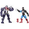 SPIDER-MAN Hasbro Marvel Spider-Man, Marvel MixMashers, Venom vs. Spider-Man Venomizzato, Confezione da 2 con Action Figure e Accessori, Ottima Idea Regalo, per Bambini e Bambine dai 4 Anni in su