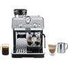 Delonghi De'Longhi Dedica Arte La Specialista Arte - Macchina per Caffè in chicchi Manuale, Montalatte manuale, 1400W, Metal Black (EC9155.MB)"