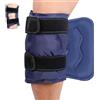 jutyum fascia di ghiaccio riutilizzabile impacchi caldi o ghiacciati riutilizzabili Ice Pack per il sollievo dal dolore per lesioni alle gambe,dolore muscolare, gonfiore, interventi di del ginocchio,blu navy