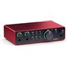 Focusrite Scarlett 2i2 4th Gen Pacchetto con interfaccia audio USB-C | 2 preamp microfonici, 2 inst in Hi-Z, 24 bit/192 kHz, intervallo dinamico di 120 dB, Gain Automatico, Clip Safe, Air