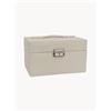 Friedrich 23 Portagioie in similpelle con specchio Milano - Beige