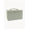 Friedrich 23 Portagioie in similpelle con specchio Caiman - Grigio