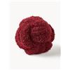 Westwing Collection Cuscino annodato in teddy Dotty -