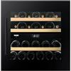 Dunavox Cantinetta vino da incasso/sottotop PRIME-25 DVP-25.65DB finitura nero da 59 cm