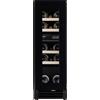 Dunavox Cantina vino a incasso o libera installazione FLOW-16H DAUF-16.64DBH finitura nero da 30 cm