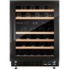 Dunavox Cantina vino a incasso o libera installazione FLOW-46D DAUF-46.145DB finitura full glass nero da 60 cm