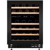 Dunavox Cantina vino a incasso o libera installazione FLOW-46H DAUF-46.145DBH finitura full glass nero da 60 cm