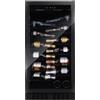 Dunavox Cantina vino a incasso o libera installazione SERA-70 DX-70.258B finitura full glass nero da 60 cm