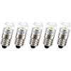 Ruiandsion 5 lampadine LED E10 220 V 230 V AC bianco E10 Edison base a vite lampadina LED per armadio giardino balcone paesaggio luci