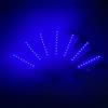 Generic Ventaglio a mano - Ventaglio illuminato a LED, ventaglio pieghevole portatile, attrezzatura per festival, accessorio per feste, prestazioni che cambiano colore, grandi ventagli per danza del ventre