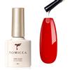 TOMICCA No Wipe Top Coat Smalti Semipermanenti per Unghie Gel, Soak Off UV LED Gel Unghie per Nail Design, 8ml