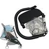 Brogtorl Set di accessori per passeggino compatibile con passeggini Babyzen YOYO2 e YOYO3, barra di protezione per passeggino, prolunga da 15 cm e copertura antipioggia