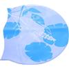 GALPADA Cuffia Piscina in Silicone Blu, Stampa, per Uomini e Donne | Festa Estiva, Protezione dal Sole, Buona Elasticità e Comfort in Acqua
