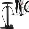 Generic Pompa ad aria manuale per prodotti gonfiabili Portatile con manometro | Pompa per bici per veicoli di famiglia all'aperto per palline giocattolo