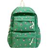 Generic Zaino da donna per computer portatile, stampa floreale, multi tasca, grande
