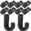 Abaodam 10 Pezzi Gancio J per Kayak, Accessorio Nautico Robusto in ABS