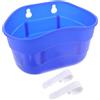 Luxshiny Cestino per Monopattino in Plastica Blu, per Bici Bimbo | Appendere al Manubrio, Facile da Fissare, per Riporre Oggetti