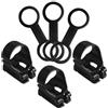 Generico Clip per Boccaglio da Sub in Silicone ABS, Nero, Sostituibile | Leggera e Portatile, Facile da Montare e Rimuovere, Uso Snorkeling