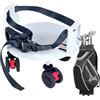 Genérico Base mobile per borsa da golf, accessorio portatile con ruota girevole a | Base mobile per attrezzatura da golf, borse da 12,7 a 24,1 cm, campo di pratica, allenamento al club