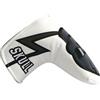 Generico Golf Putter Cover, Leather Club Protector, blades Headguard Case | Skull Skeleton Design Accessory | Magnetic Closure Protective Storage Holder, Stylish Equipment Cover for Golf Bag Course