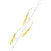 Generisch Esca a gancio per acqua salata Sabiki con luce | Glow Fish String Hook e High Carbon Hook per acqua salata, accessori da pesca