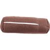 MAGICLULU Cuscino Yoga Cilindrico Marrone Caffè in Cotone Lino per Supporto | Imbottitura in Pearl Cotton, Forma Cilindrica, Uso Schienale e Appoggio