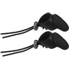 MAGICLULU 2 Pezzi Guanto Protettivo per Tiro Arco in Cuoio Nero Professionale | Protezione Professionale per Dita, Accessorio per Arco Ricurvo, Uso Outdoor e Competizione