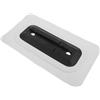 SOLUSTRE SUP Paddle Board Piastra Base Bianco in PVC, Supporto Pinna per Tavola Gonfiabile, Ricambio con Stabilità Rinforzata e Resistenza alla Corrosione per Tavole da Surf