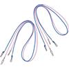 BESPORTBLE 4 Pezzi Corda Porta Guanti da Sci, Anti-smarrimento Regolabile | Nylon e Plastica, per Muffole e Piccoli Oggetti, Uso Outdoor e Viaggi, Stile Semplice e Pratico