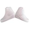 Folpus Copertura Pattini Ghiaccio Protezione Rivestimento Pattino Velluto Soffice con Tenuta E Profilo Stivaletto per, Bianco