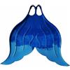 Baoblaze Subacquee Monopinna da Nuoto Confortevoli in Gomma Progettate per Adulti con Elevata Flessibilità Adatte a Sport Acquatici Mare Piscina Outdoor, Blu Fantasia, M