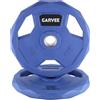 Garvee Dischi Pesi Olimpici 2 per Bilanciere - Ghisa rivestita in gomma, impugnature Grip, color-coded Blu - Coppia 45 lb (2 pezzi)