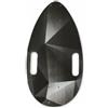 Milageto Mini Skateboard Deck Tavola Skate Mini Cruiser Longboard Deck Compatto in Acero con Fori Preforati per Carrelli Adatta per Montaggi Veloci Spostamenti Leggeri Mostre, Nero Cubo