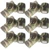 YARNOW 6 Rotoli Nastro Mimetico Autoadesivo per Esterni Tessuto Non Tessuto e Struttura a Rete, Resistente Senza Residui per Campeggio e Arrampicata Outdoor