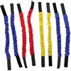 Mikikit 8 Pezzi Cinghie Elastiche per Gambe per Corsa a Tre Gambe, Regolabili, Oxford e Gomma, Leggere, e Adulti, Giochi Genitore-figlio e Attività All'aperto