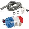 Asyduey Pompa di Sentina Marina 12V 1100GPH Kit di Scarico per Barca Idrovolante Motore Casa Galleggiante Mini Pompa Elettrica 'Acqua