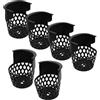 YARNOW 6 Pezzi Tasca da Biliardo per Tavolo da Biliardo in PVC Nera 16x14x11cm per Club e Locali Ricreativi