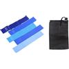 Wiffe 5Pcs Fitness Fascia Elastica di Resistenza per Mucles Esercizio Allenamento Fitness Sport Palestra Resistenza Set Anelli Hip Circles Anelli