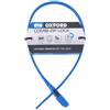 OXC Combi Zip Lock Blue, lucchetto per bicicletta misura 50